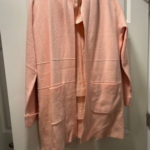 Matching cardigan snd similar colored turtleneck